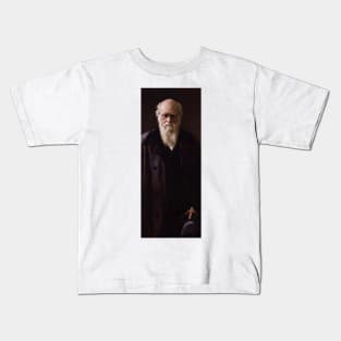 Charles Darwin by John Collier Kids T-Shirt